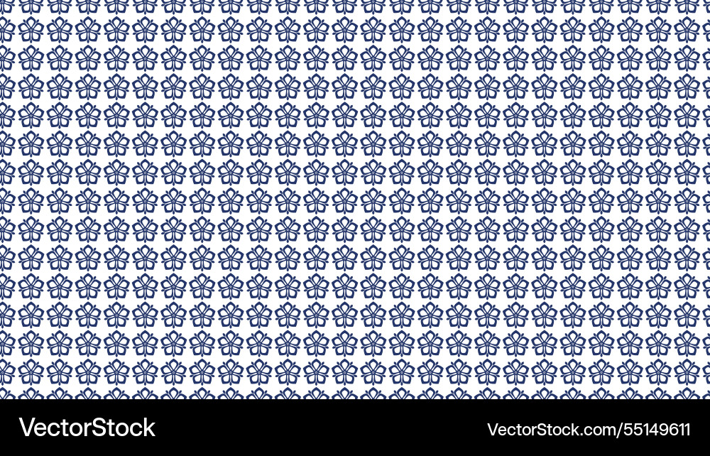 Seamless ornamental pattern design with line Vector Image