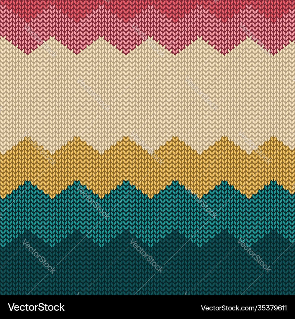 Simple shapes seamless pattern back calm colors vector image