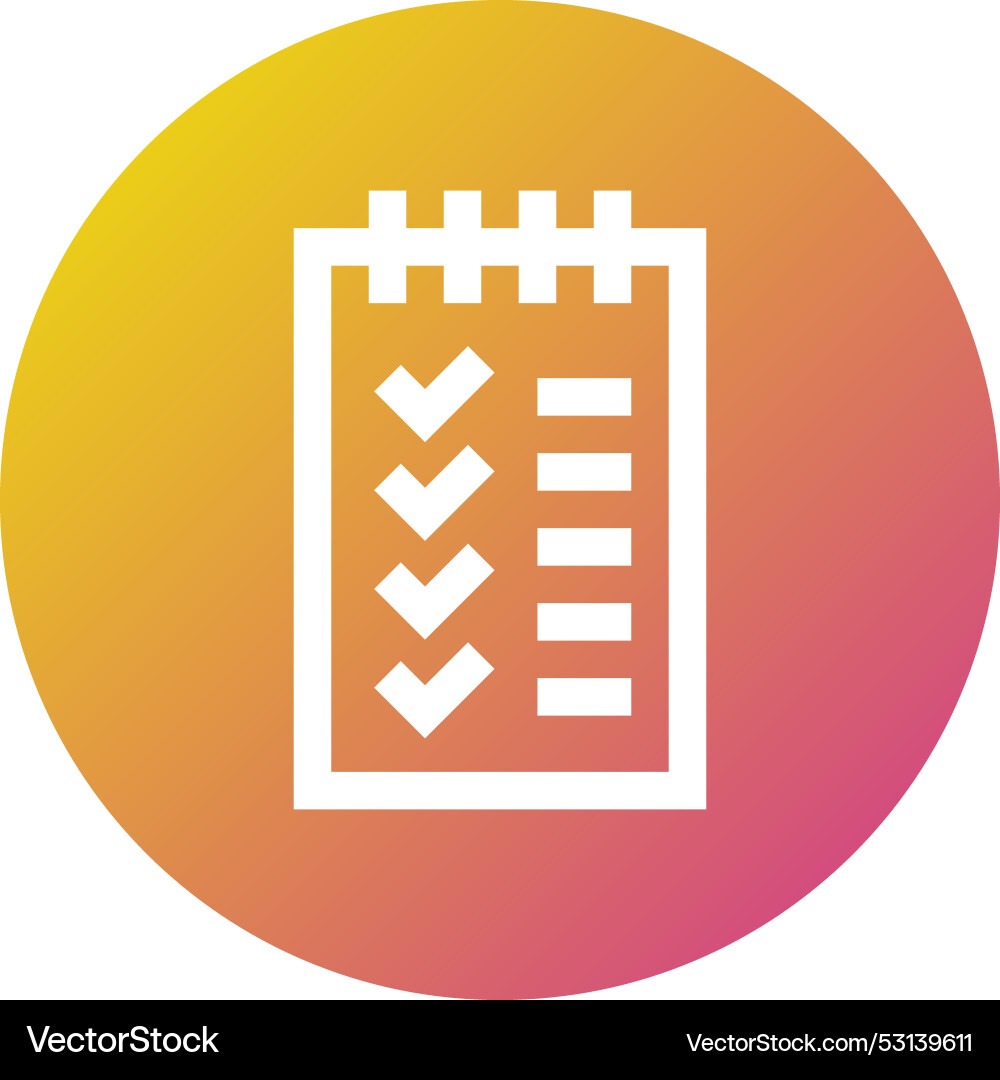 Todo list icon design vector image