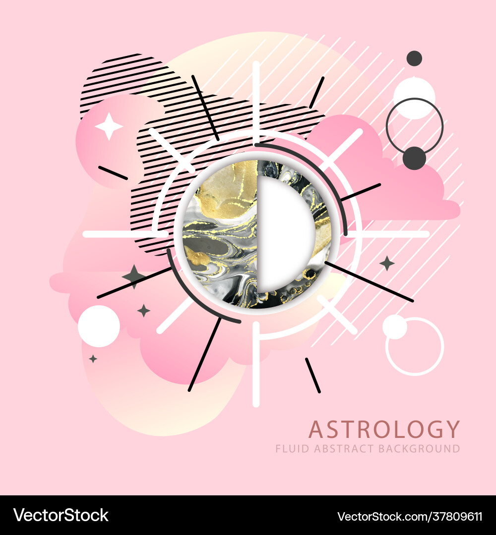 Witchcraft card with planets in outer space vector image