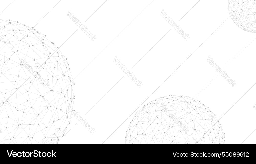 Technology abstract background dots connected Technology abstract background dots connected vector image