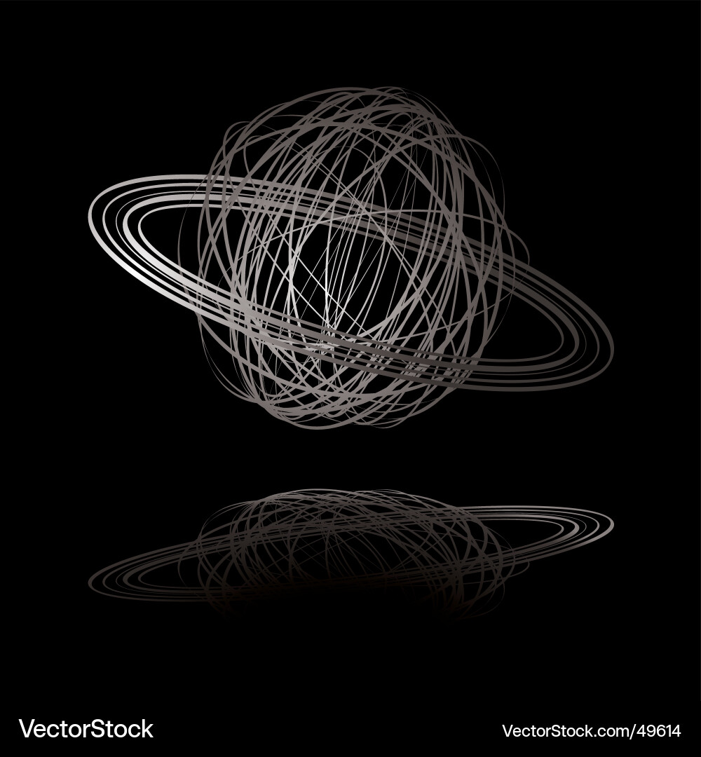 Celestial Scribble Vector Image