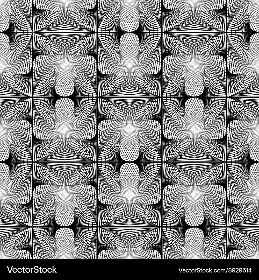 Design seamless monochrome grid pattern Vector Image