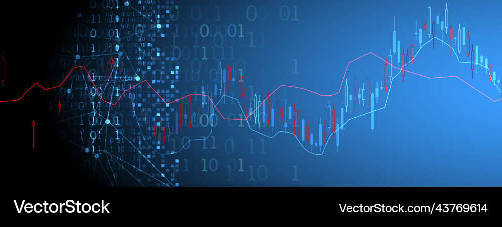 Financial trade concept stock market and exchange Financial trade concept stock market and exchange vector image