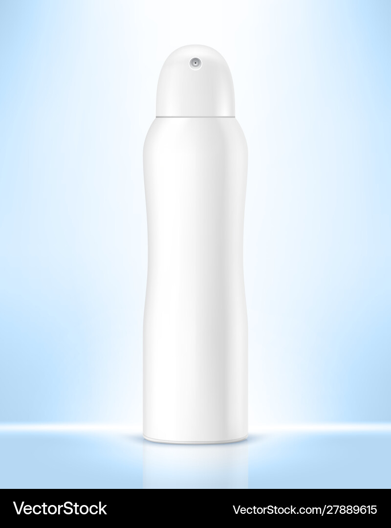 Blankes Deodorantspray für Frauen oder Männer realistisch Blankes Deodorantspray für Frauen oder Männer realistisch vektorbild