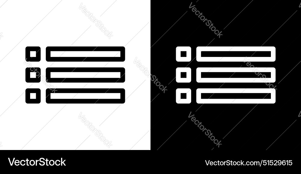 Menu icon set application button symbol game apps Vector Image