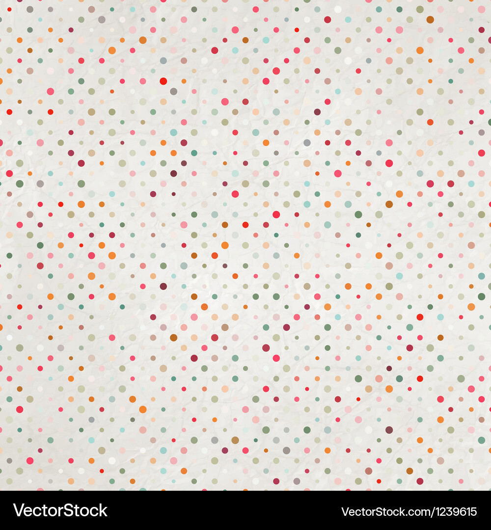 Polka Dot Paper Background Vector Image
