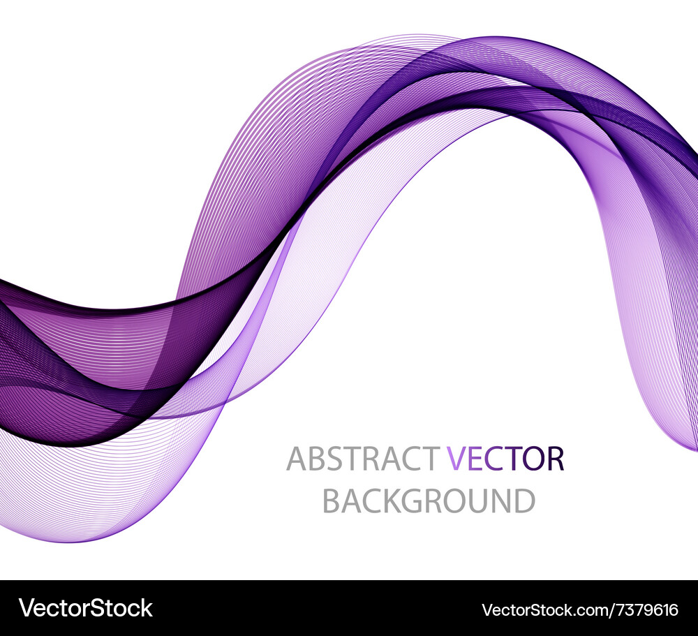 Abstract colorful background with wave Vector Image