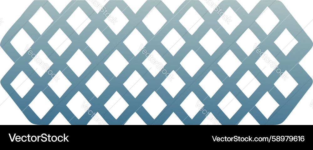 Interlocking grid pattern abstract woven design Vector Image
