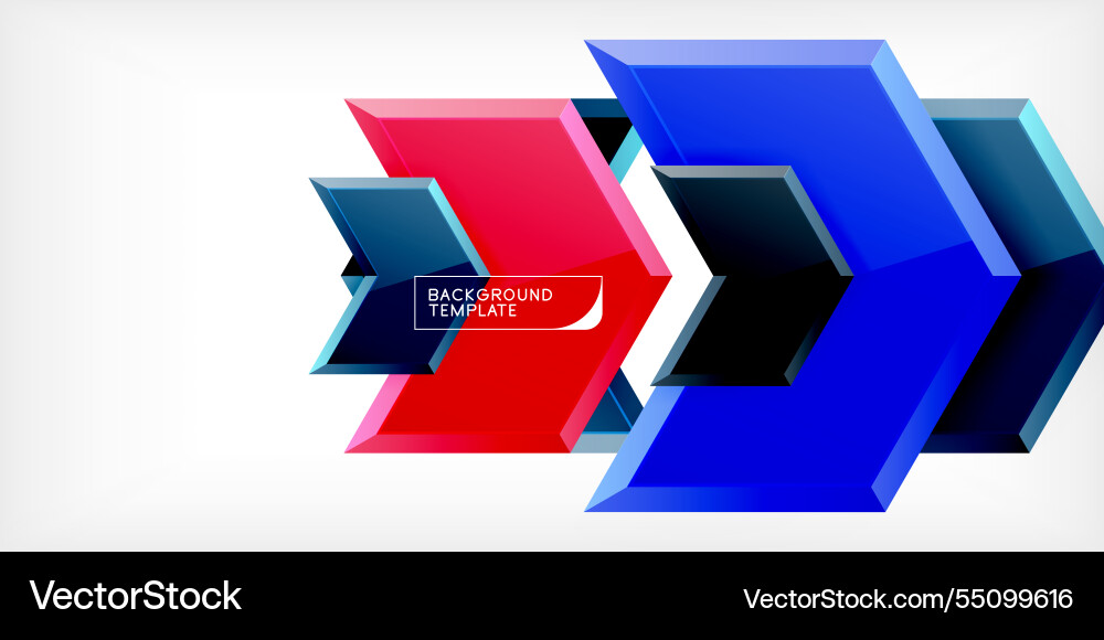Technology dynamic arrow geometric background Technology dynamic arrow geometric background Vector Image