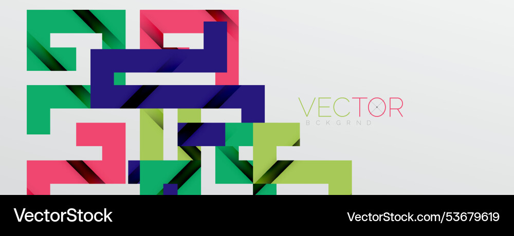 Color bend lines with shadow texture effect Vector Image