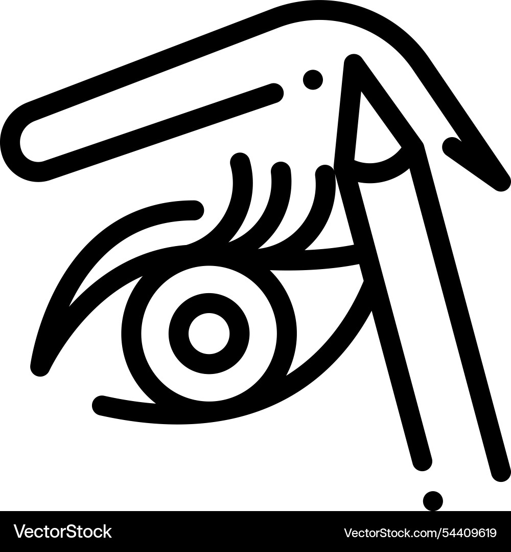 Liner icon thin linear style design isolated Vector Image