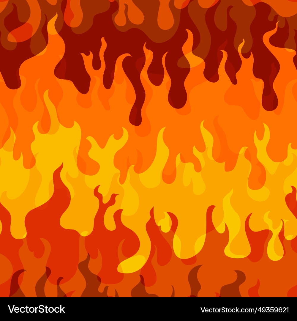 Abstract Flame Pattern vector image