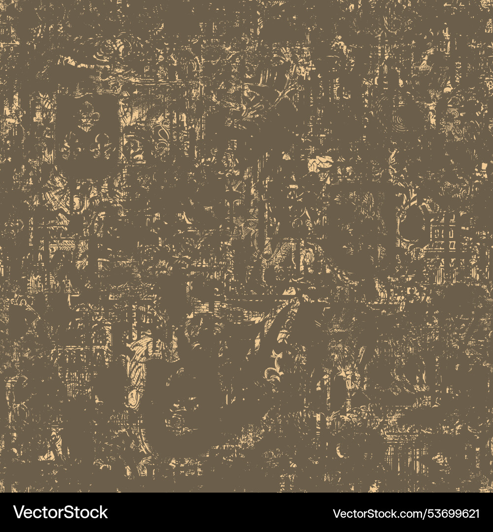 Abstract grunge seamless pattern Royalty Free Vector Image