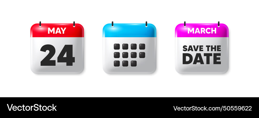 24th day of the month icon event schedule date vector image