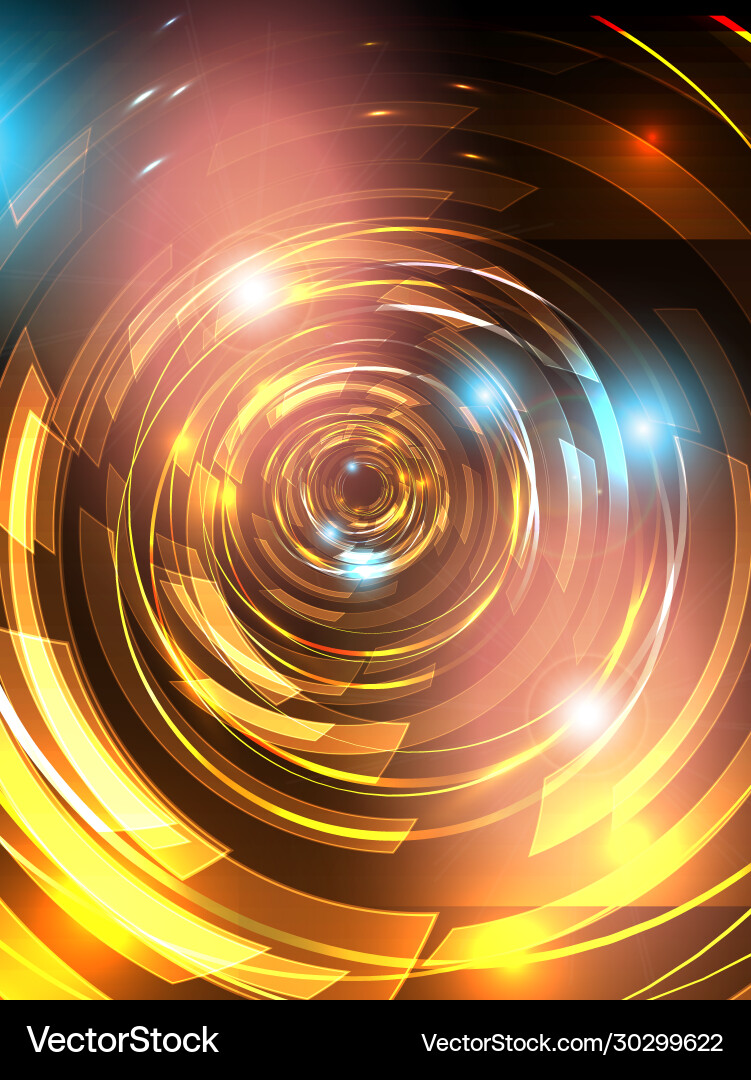 Dynamic Speed & Technology Background vector image