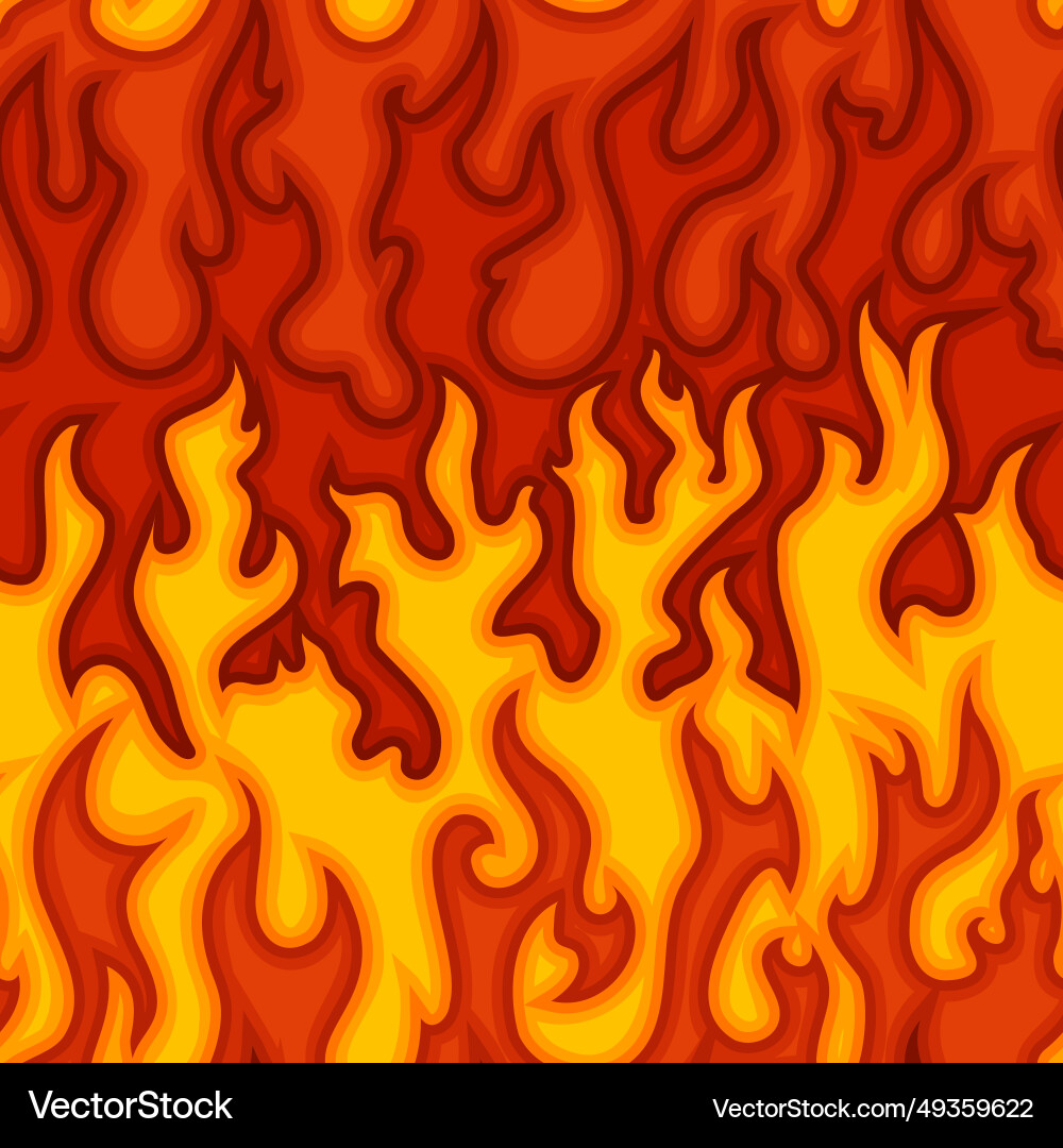 Flame Abstract Pattern vector image