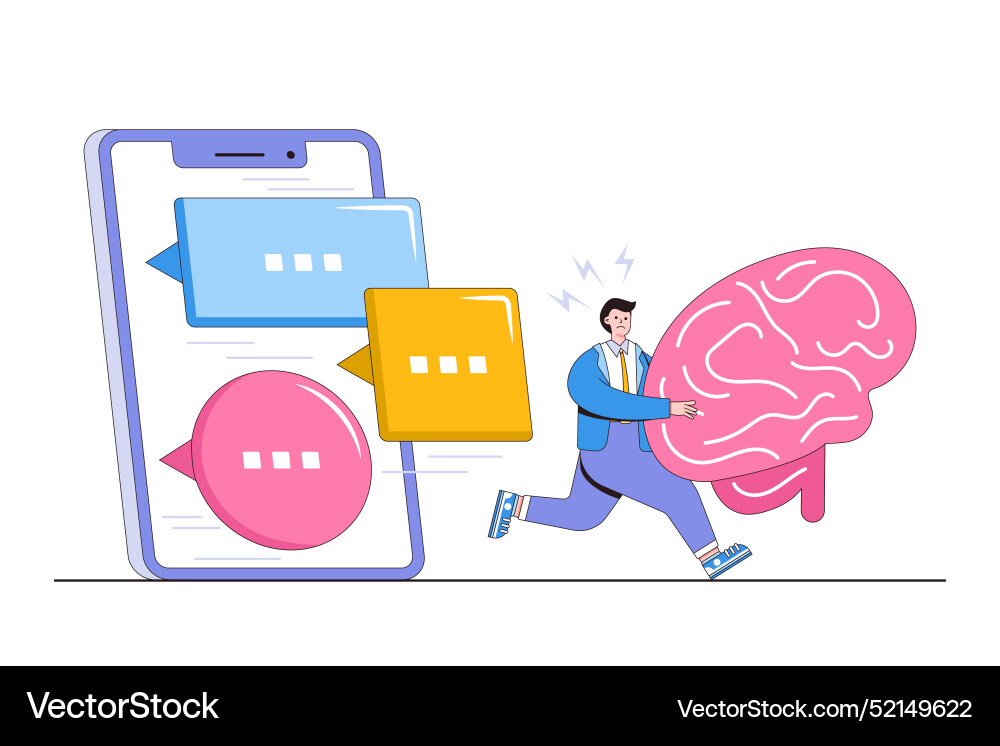 Information overload communication problem Information overload communication problem Vector Image