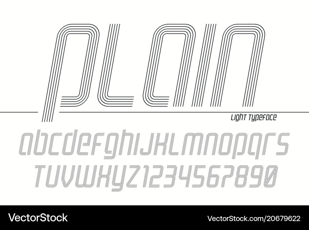 Plain display font popart design alphabet Plain display font popart design alphabet vector image