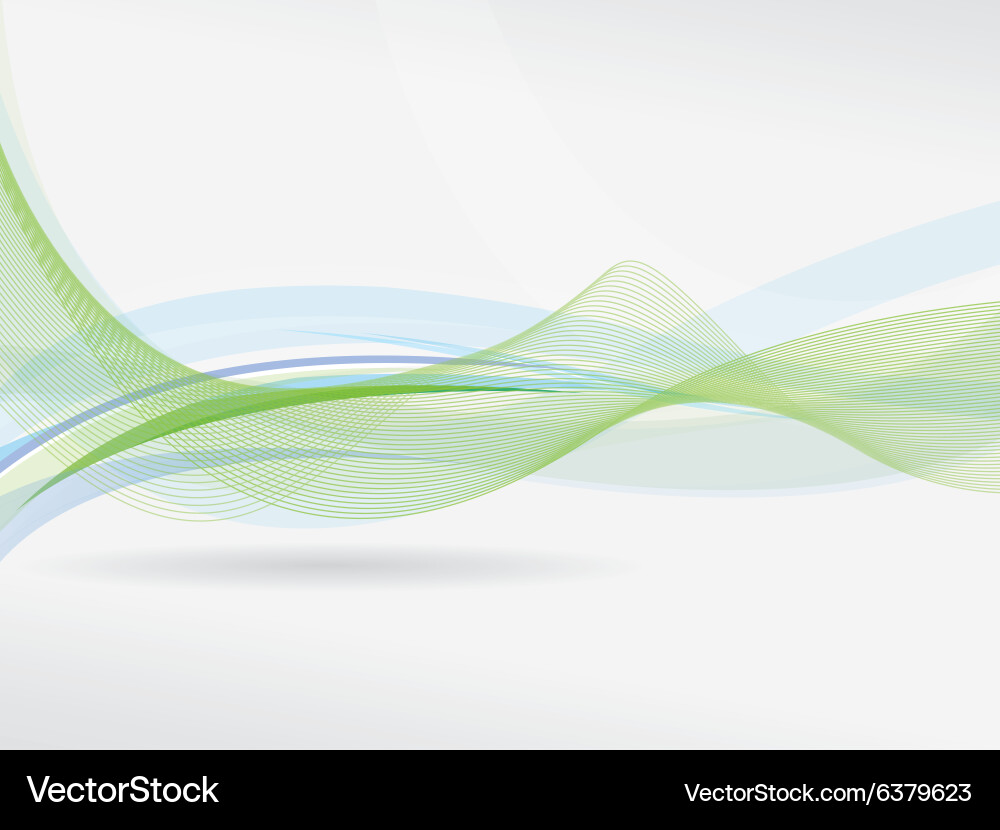 Abstract background with waves and lines vector image