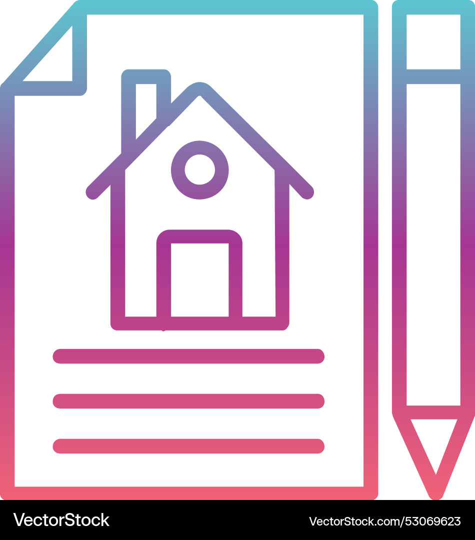 Development line gradient design vector image