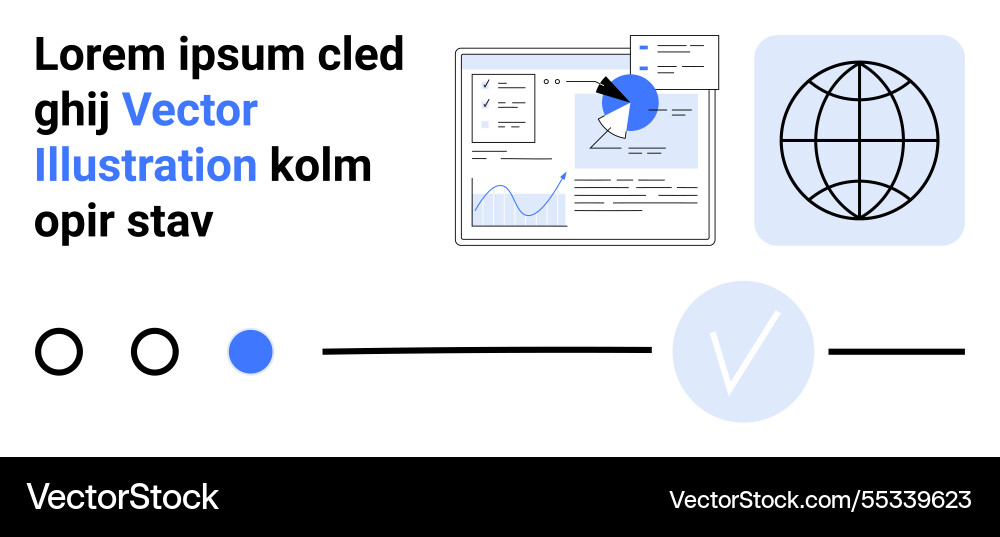 Digital data analysis with graphs and global Digital data analysis with graphs and global vector image