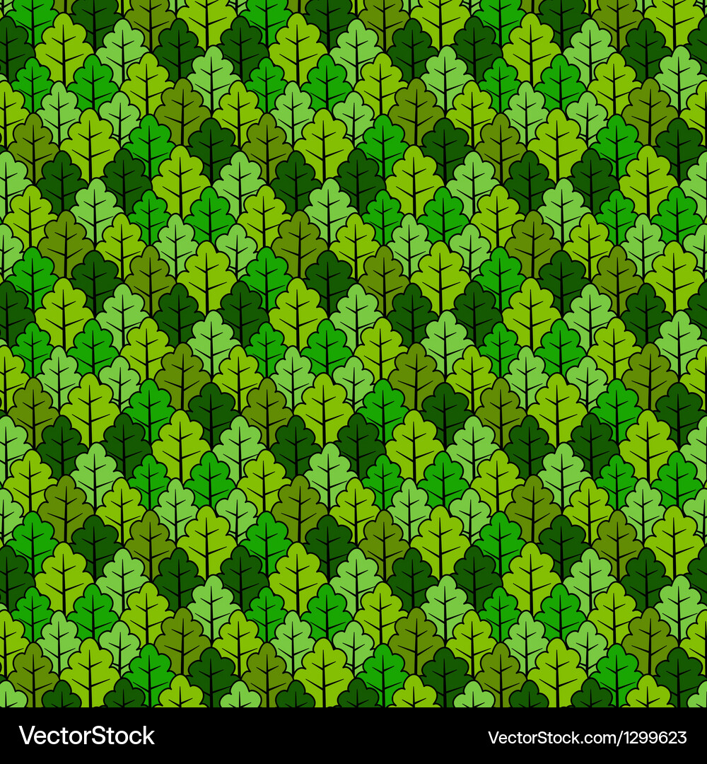 Lush Forest Pattern Vector Image