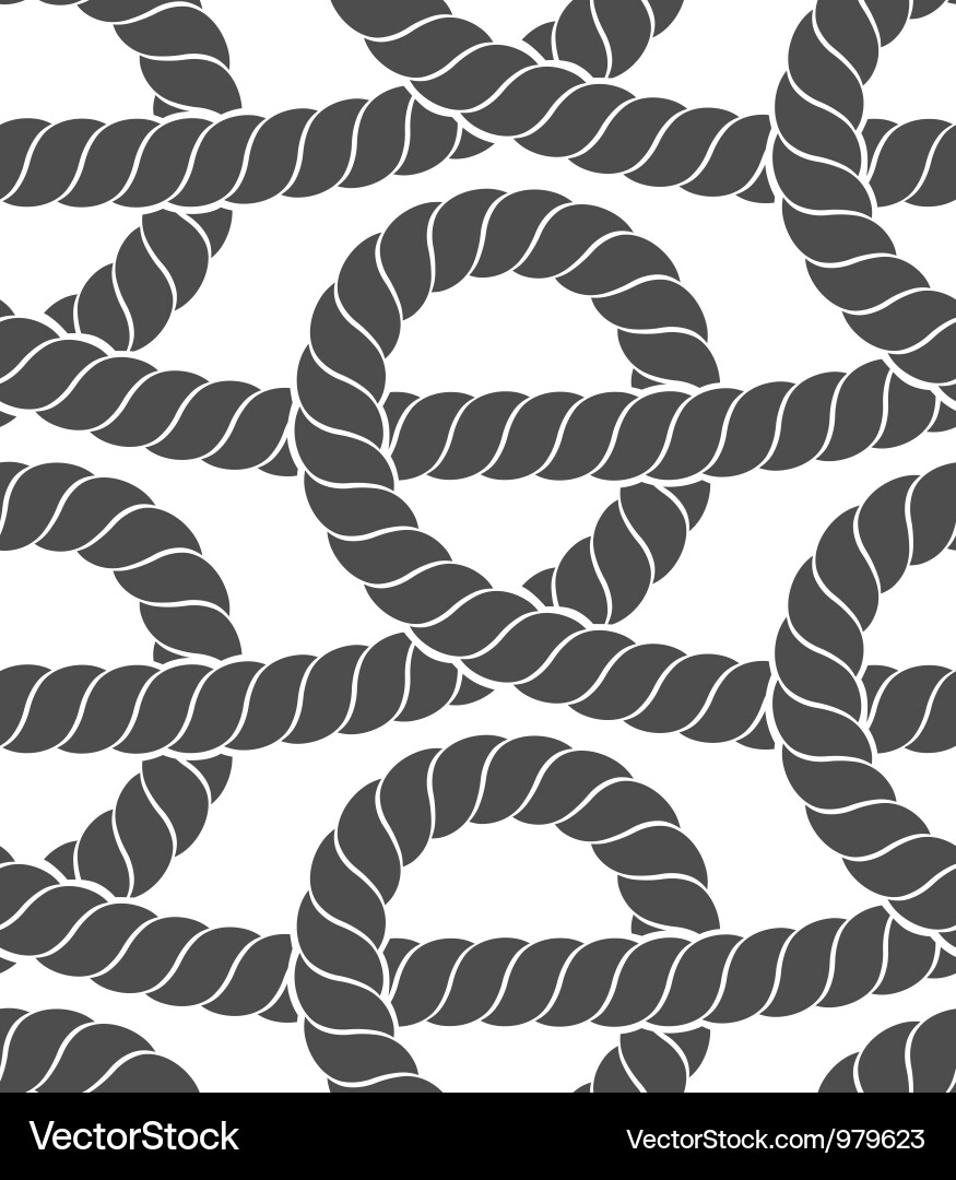 Rope Seamless Pattern Vector Image