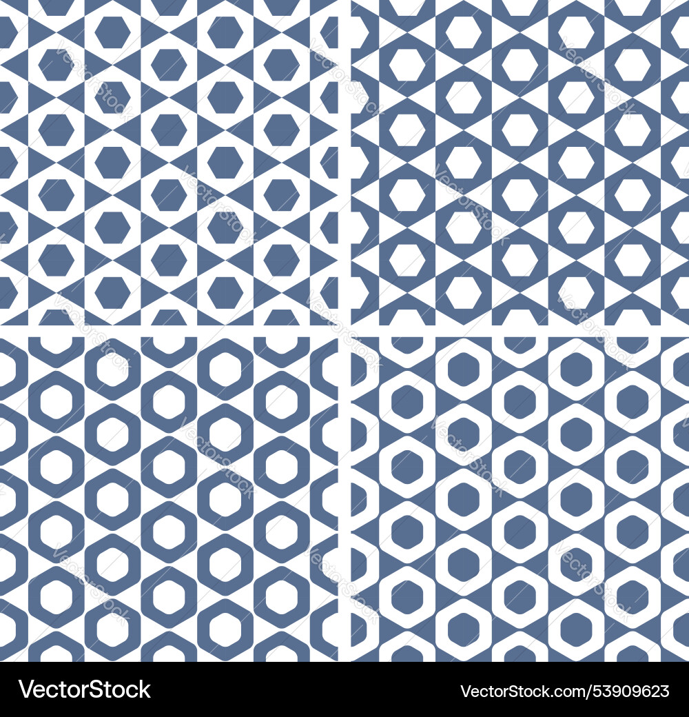 Seamless patterns set Seamless patterns set vector image
