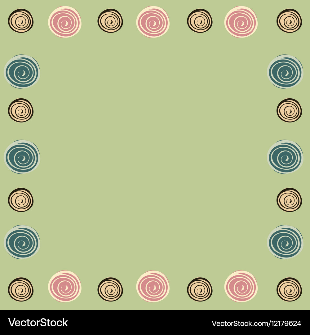 Abstract frame background pattern Vector Image