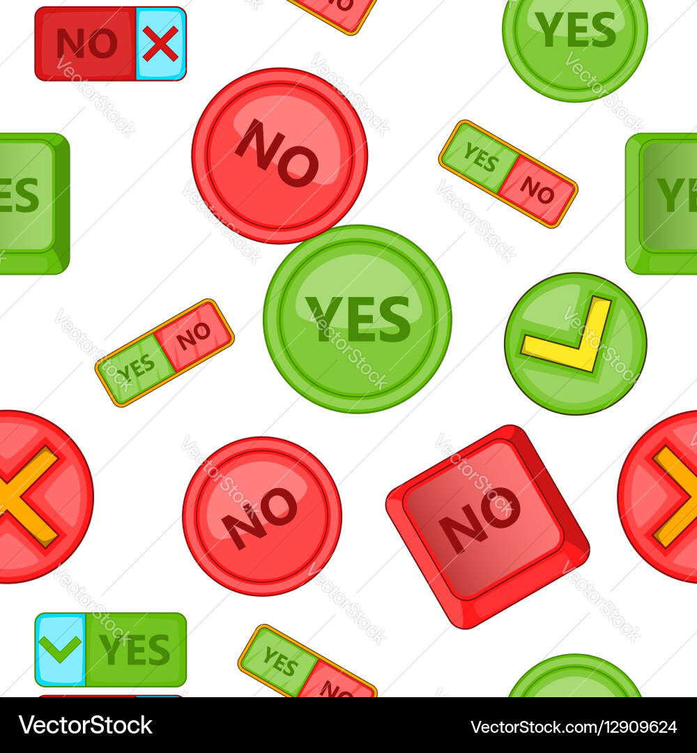 Button pattern cartoon style Vector Image