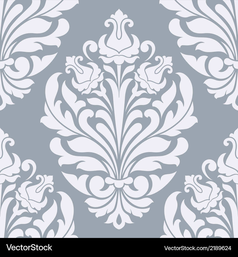 Seamless damask pattern Vector Image
