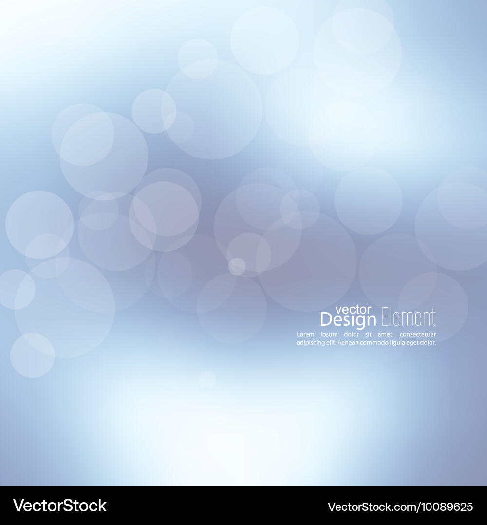 Abstract background with bokeh vector image