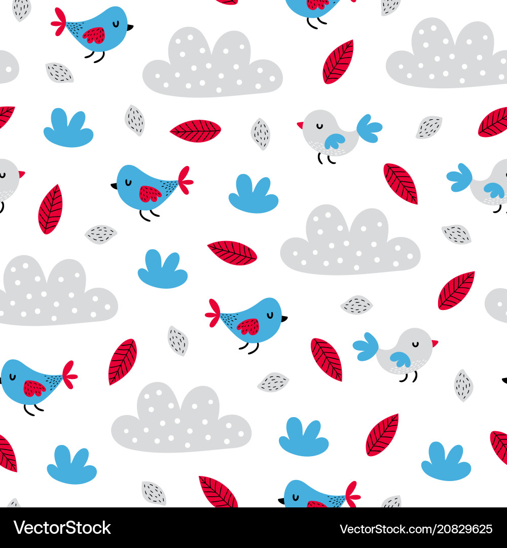 Cute Fairytale Pattern Vector Image