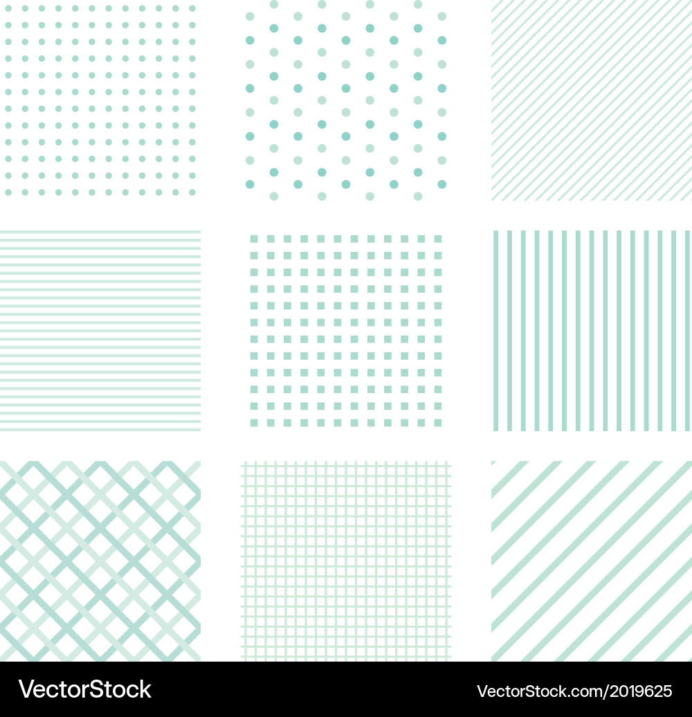 Geometric Grid Patterns vector image
