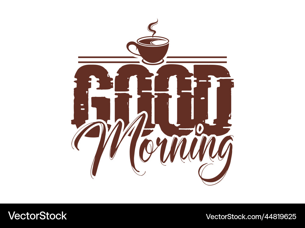 Gute Morgen Kaffee Winter T-Shirt Design Gute Morgen Kaffee Winter T-Shirt Design vektorbild
