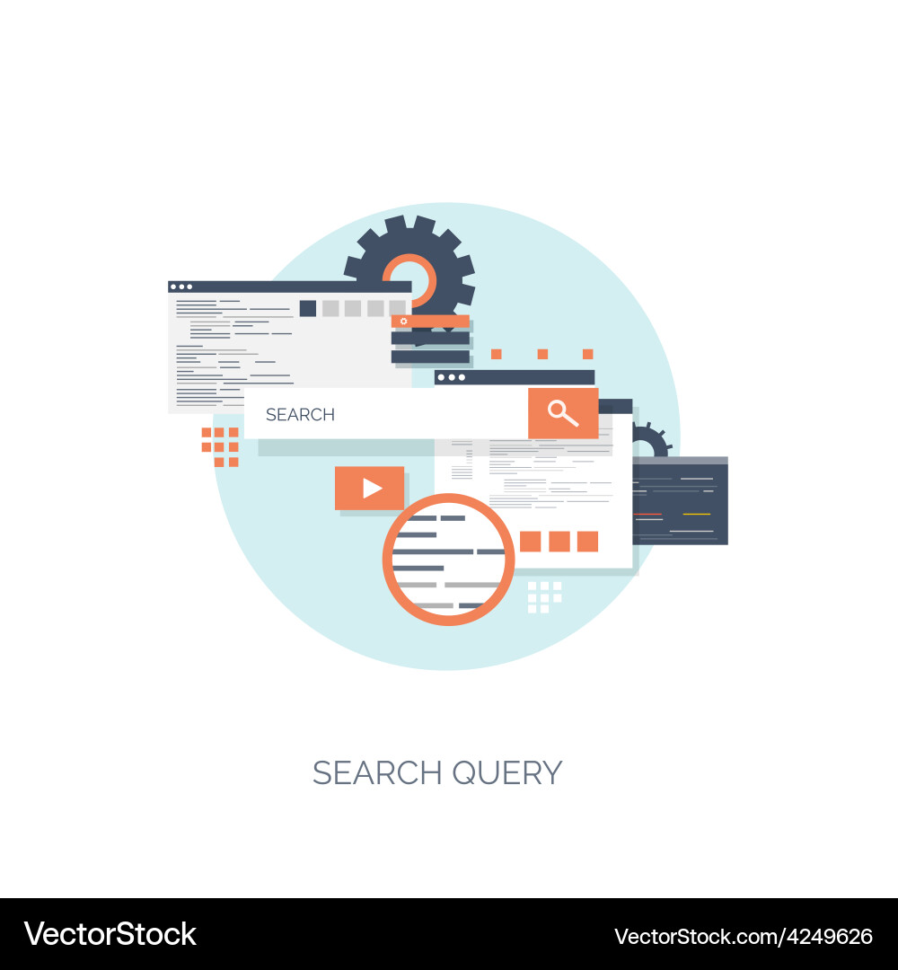 Flat computing background Vector Image