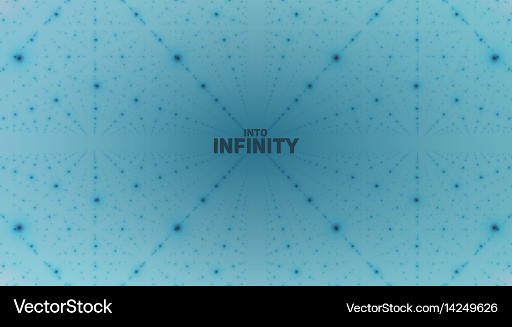Infinite space background matrix vector image