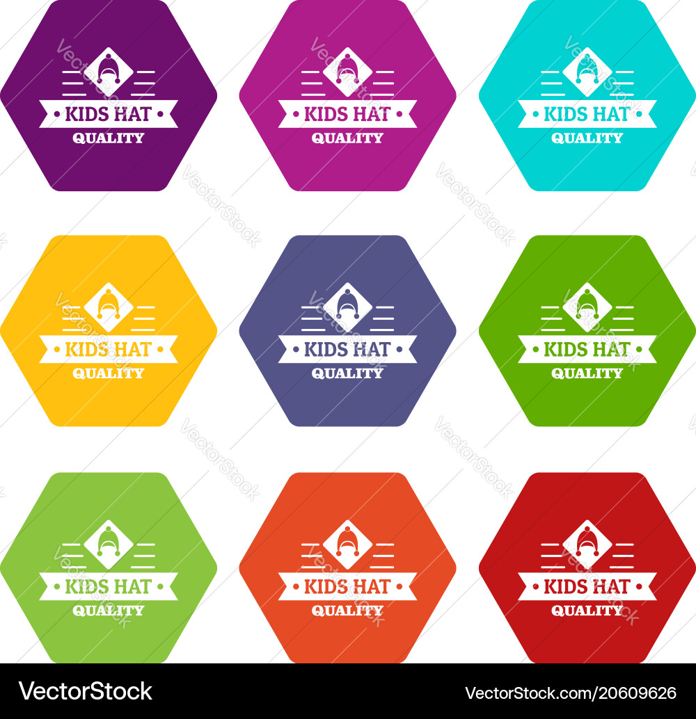Kinderhut Icons Set 9 Kinderhut Icons Set 9 vektorbild