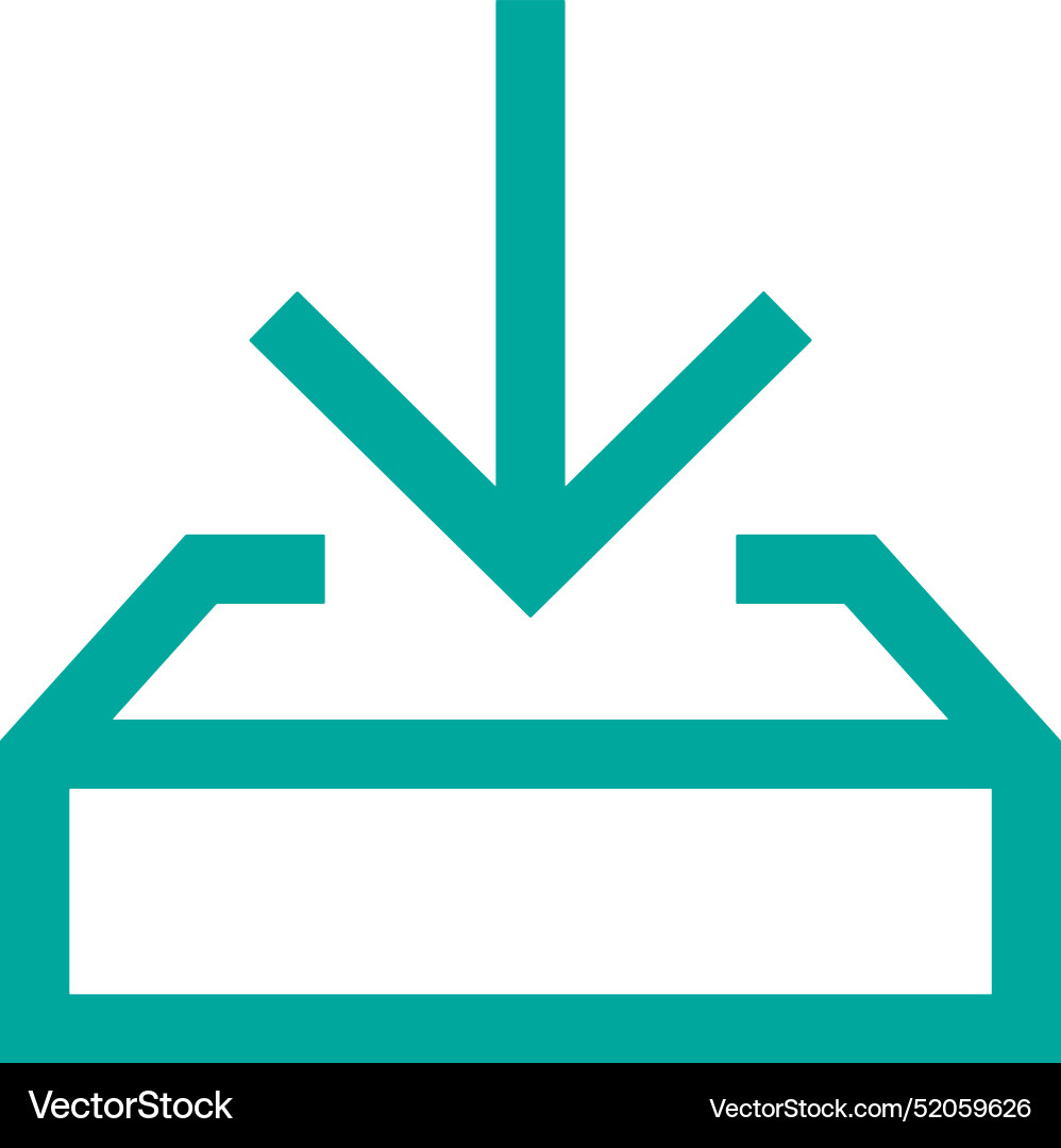 Upload outline icon symbol image Upload outline icon symbol image Vector Image