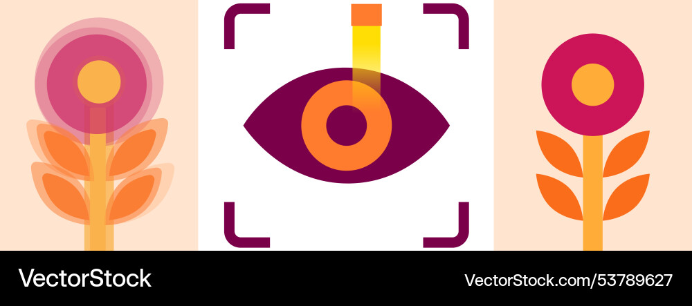 Lasik Augenchirurgie Lasik Augenchirurgie Vektorbild