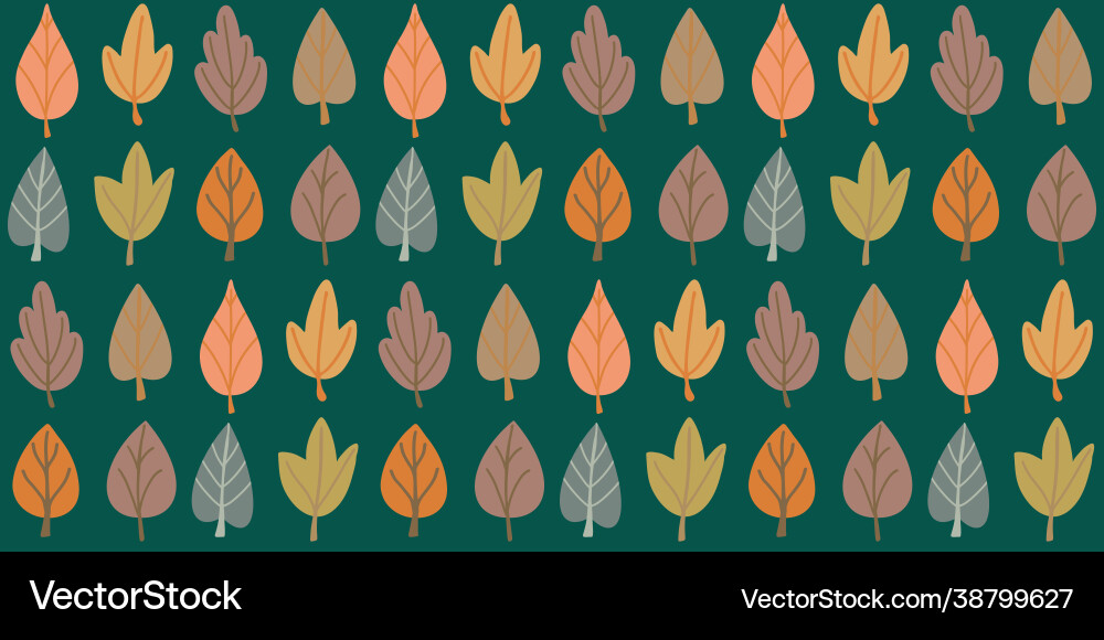 Seamless pattern background with various autumn Seamless pattern background with various autumn vector image