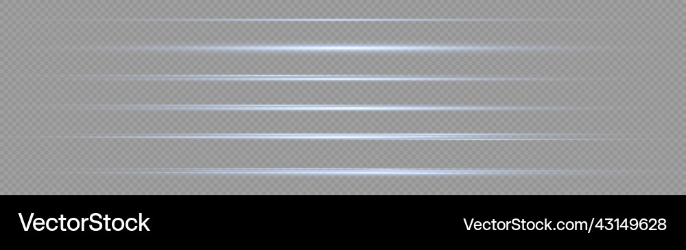 Blaue Neon Glühstrahlen setzen horizontale Lichtlinie Blaue Neon Glühstrahlen setzen horizontale Lichtlinie vektorbild