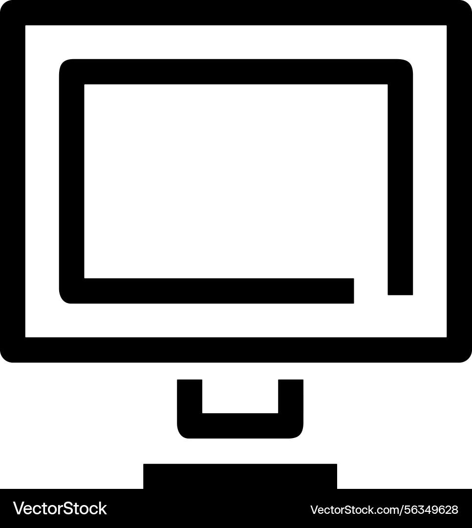 Computer icon symbol image Vector Image
