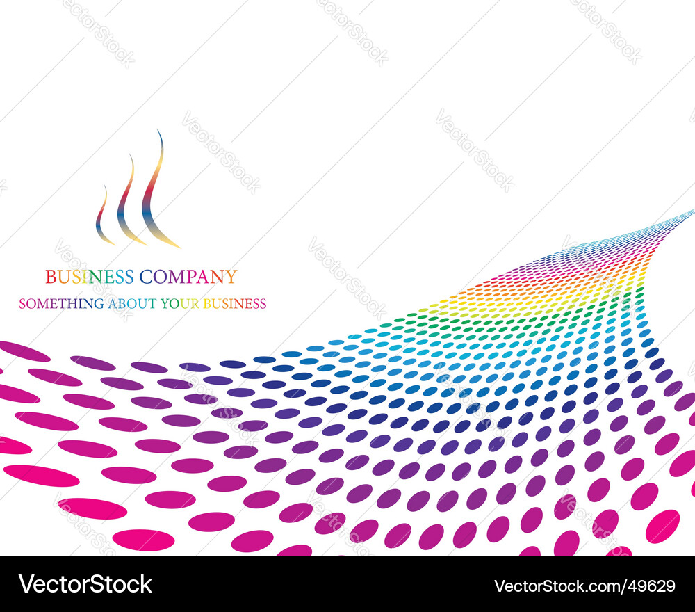 Dynamic Colorful Abstract Background vector image