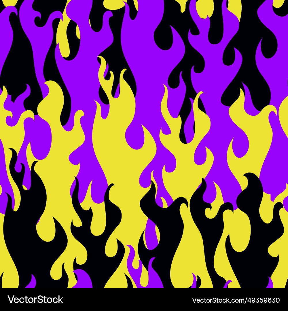 Abstract Flame Pattern Vector Image