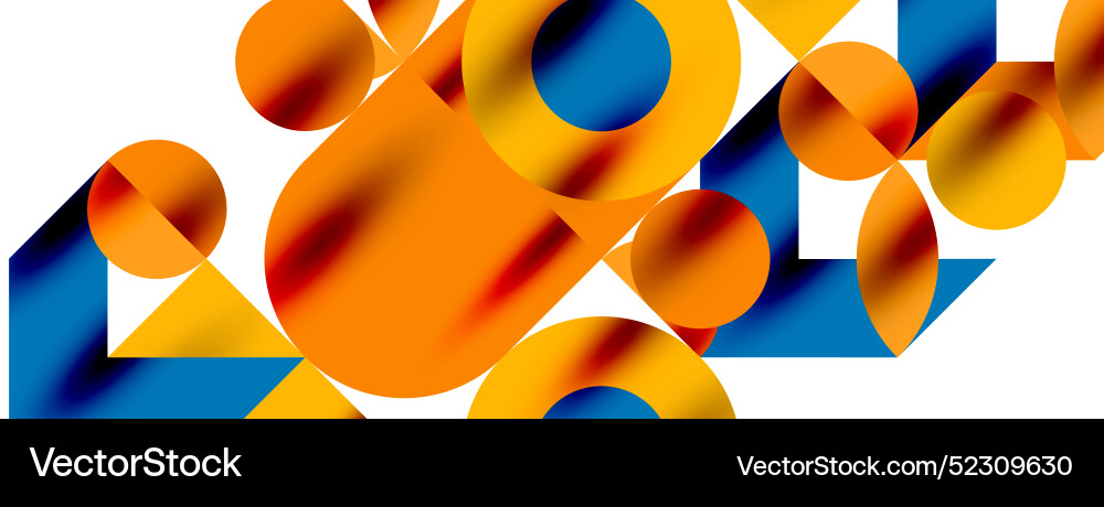 Circle pattern round elements with lines Vector Image
