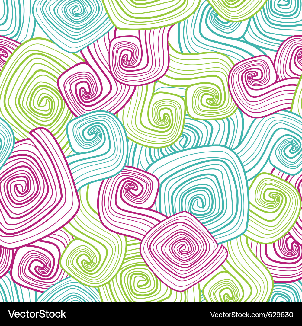 Modern Abstract Swirl Pattern vector image