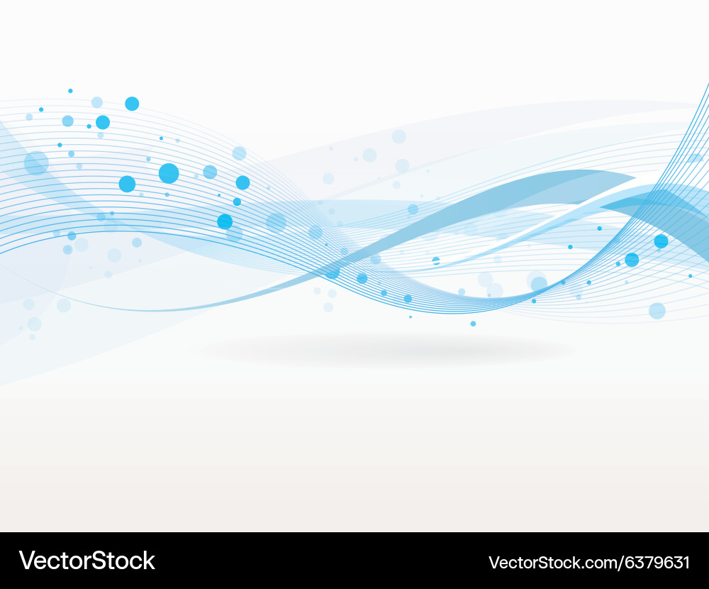 Abstract background with waves and lines Vector Image