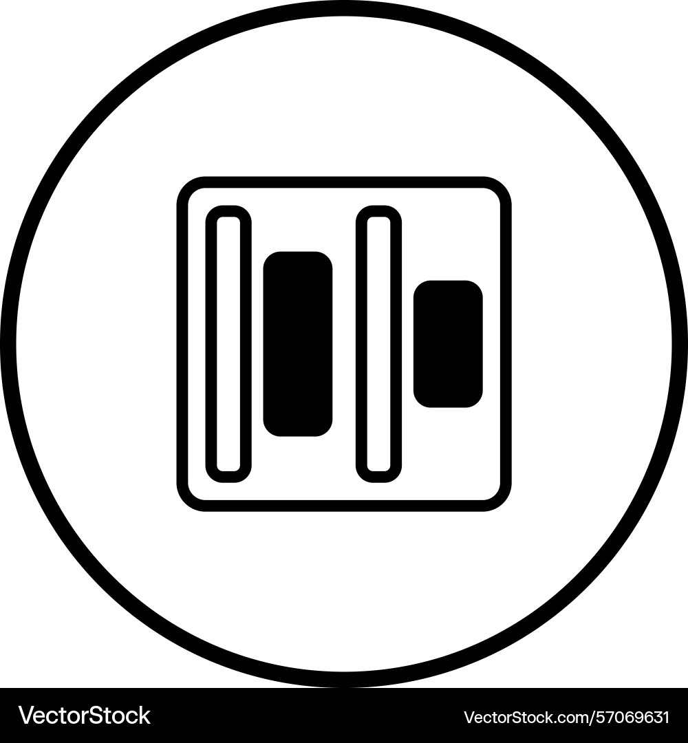 Abstract layout in circle icon for website design Abstract layout in circle icon for website design vector image